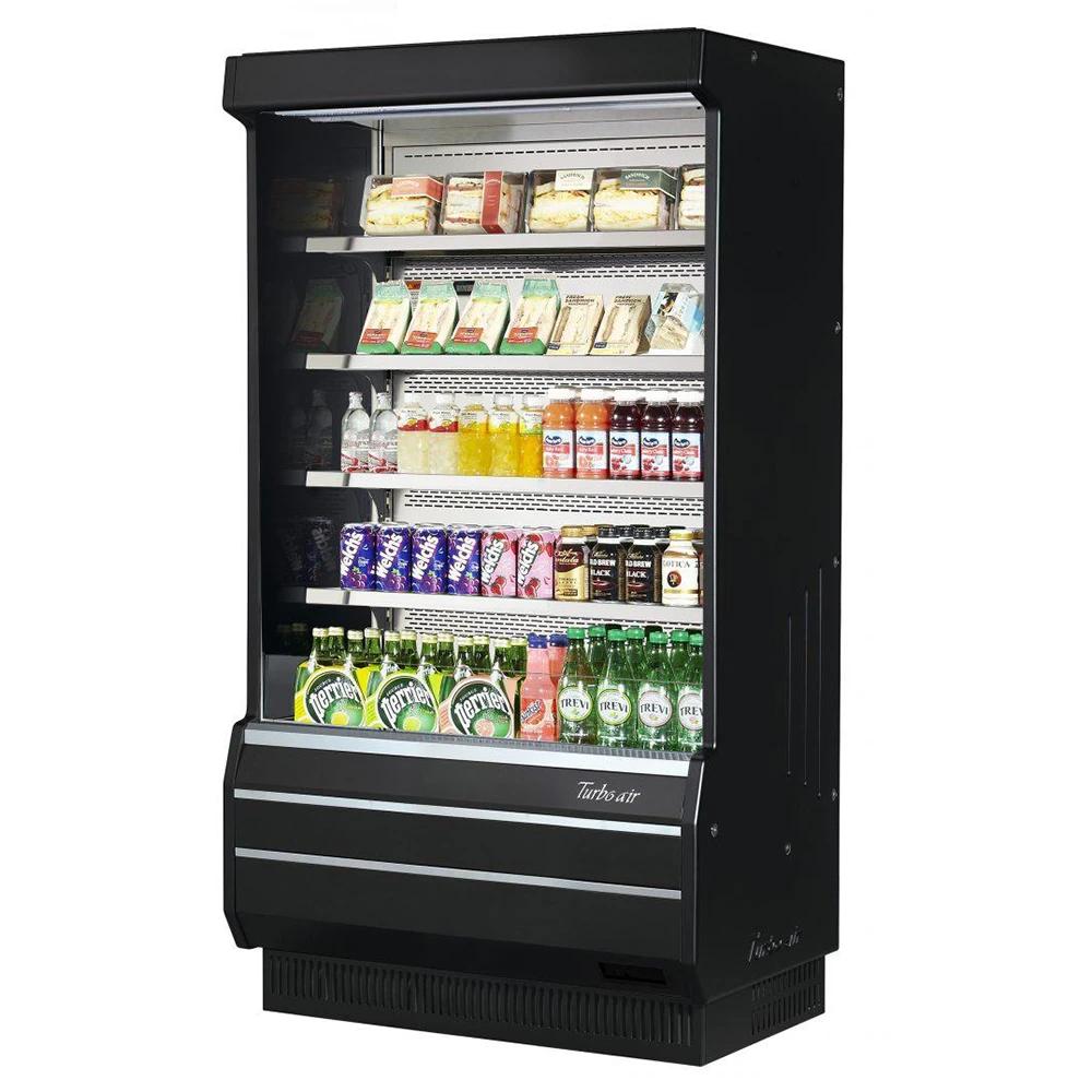 Turbo Air TOM-40B-SP-N 39 1/8" Vertical Open Air Cooler w/ (5) Levels, 115v