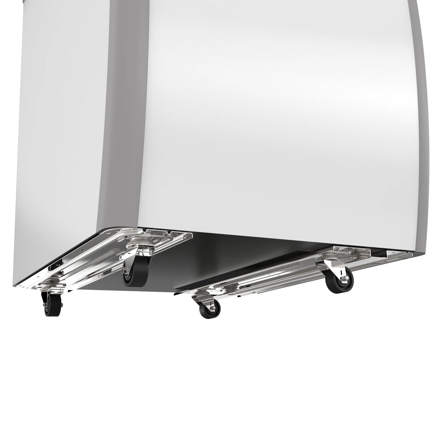 Koolmore KM-ICD-26SD 26 In. Commercial 4 Tub Ice Cream Dipping Cabinet Display Freezer With Sliding Glass Door- 6 Cu Ft.