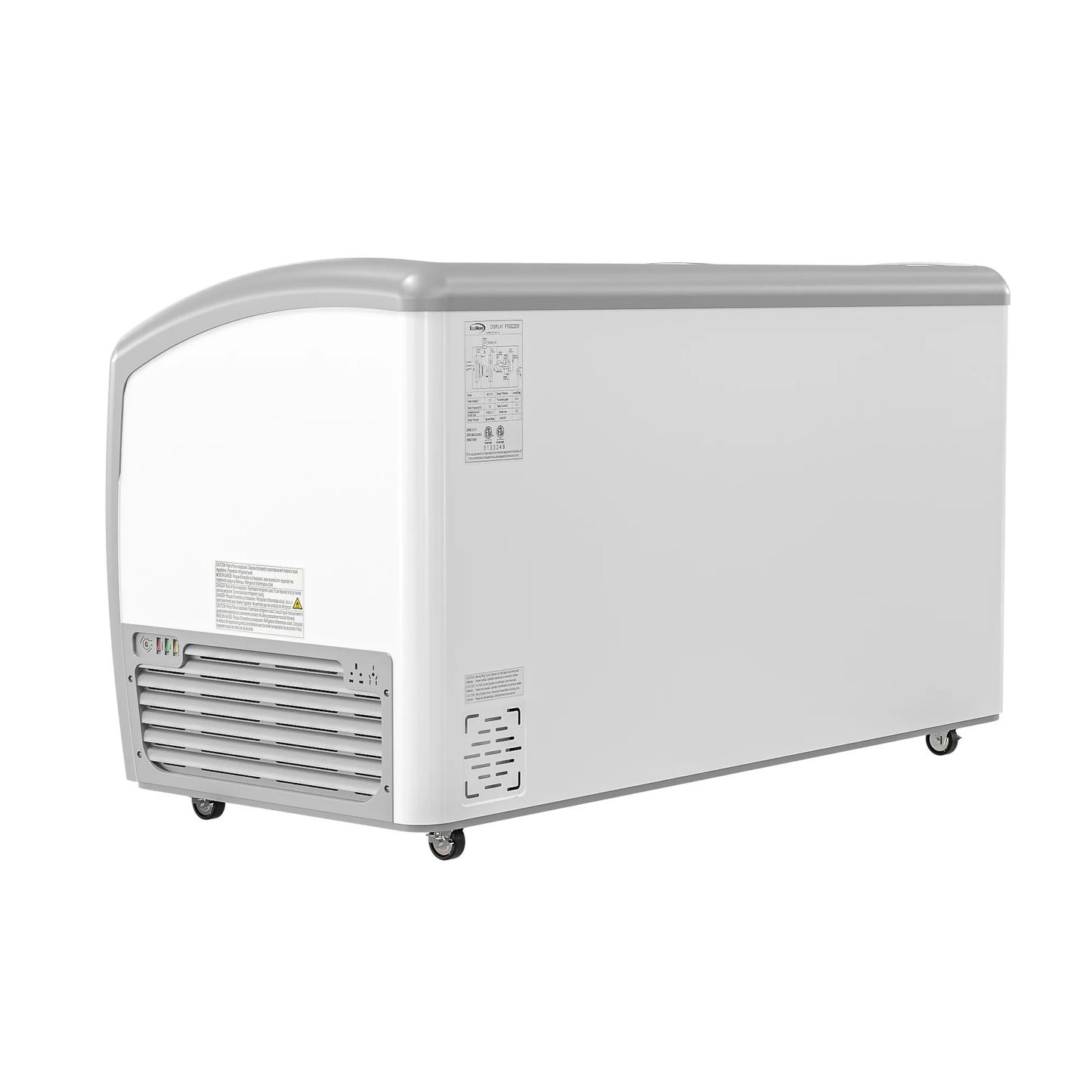 Koolmore MCF-16C 60 In. Commercial Display Ice Cream Freezer - 16 Cu Ft.