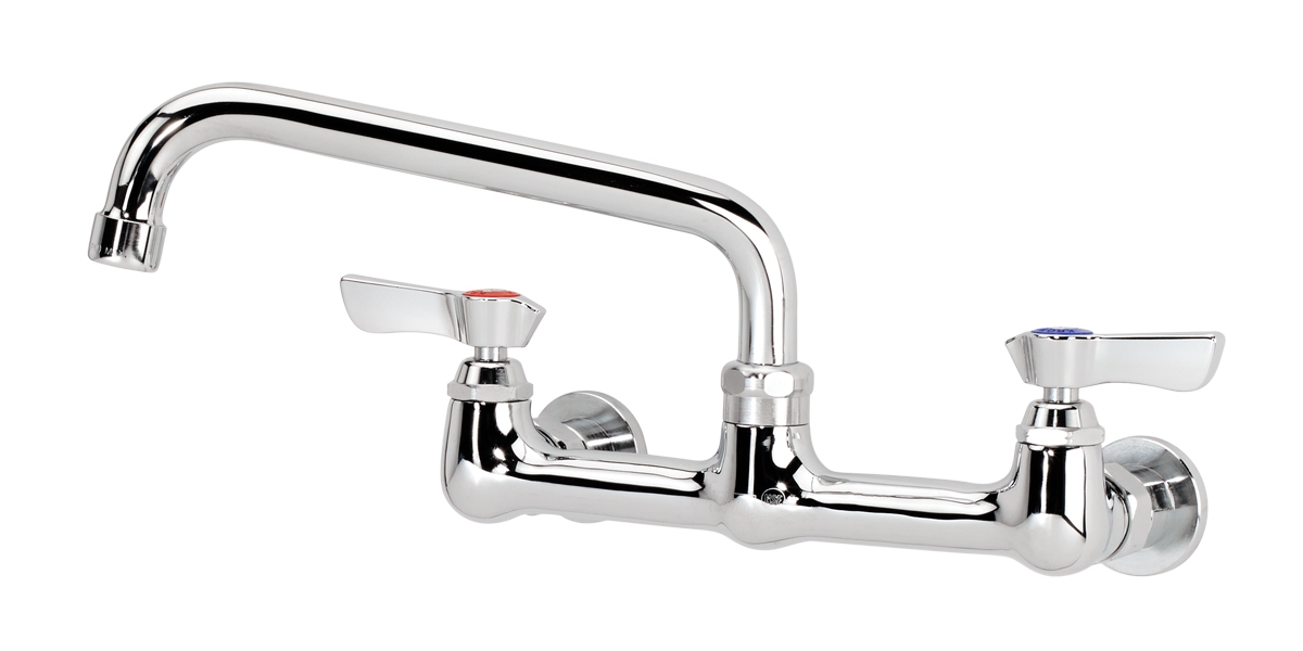 Krowne 12-808L Splash Mount Faucet - 8" Swing Spout, 8" Centers