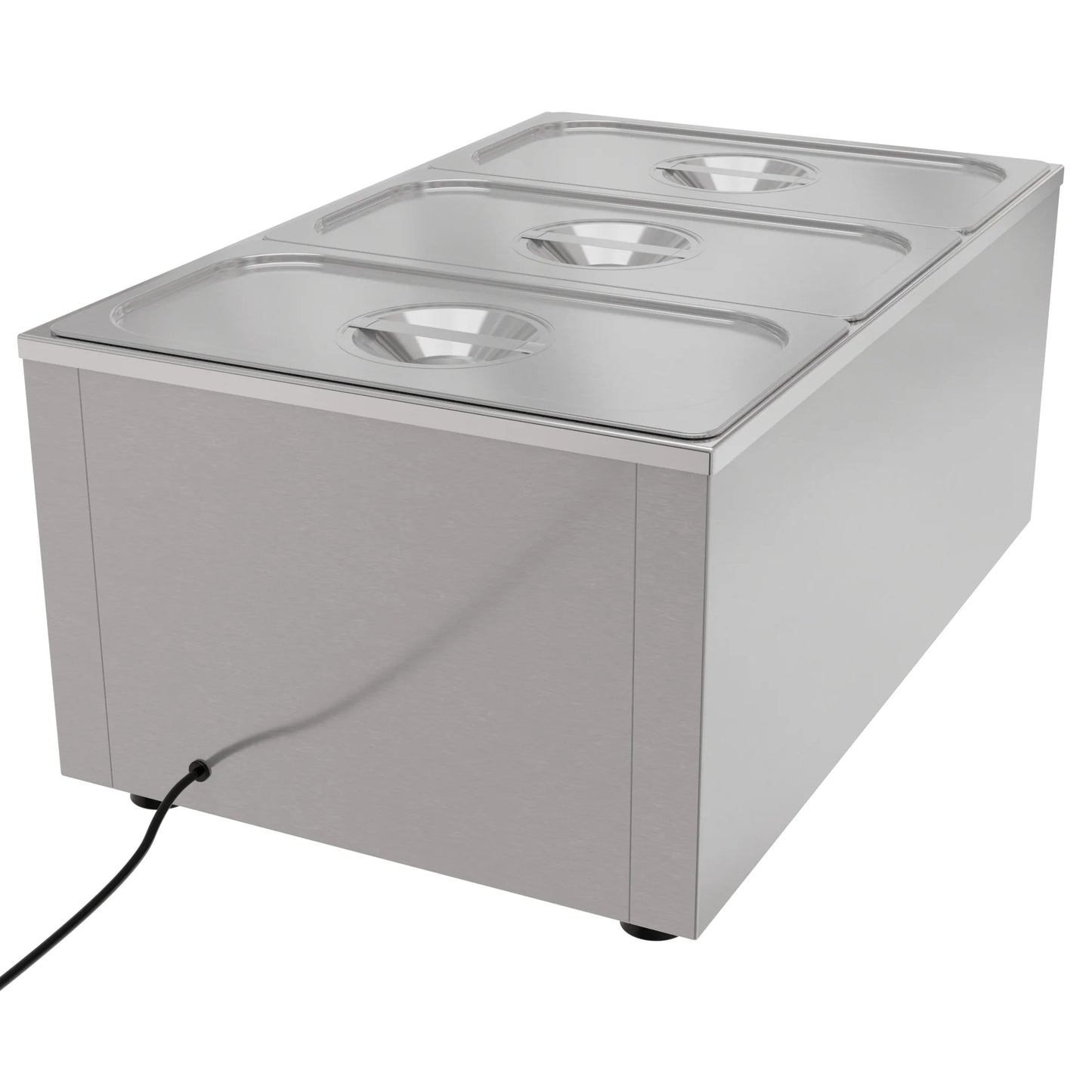 Koolmore CFW-3 6Qt. Three-Section Buffet Countertop Food Warmer Electric