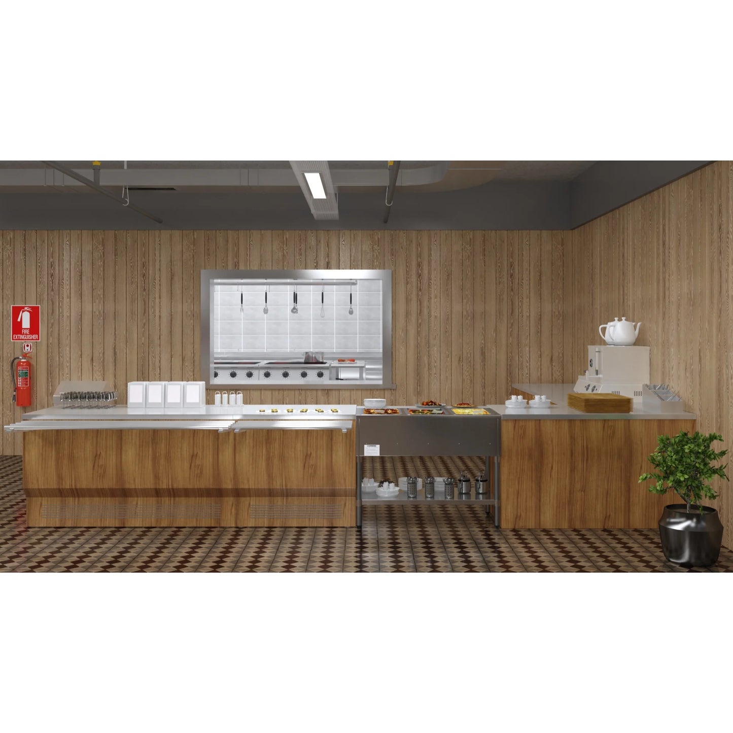 Koolmore KM-OWS-3 3-Pan Open Well Electric Steam Table With Undershelf, 120V