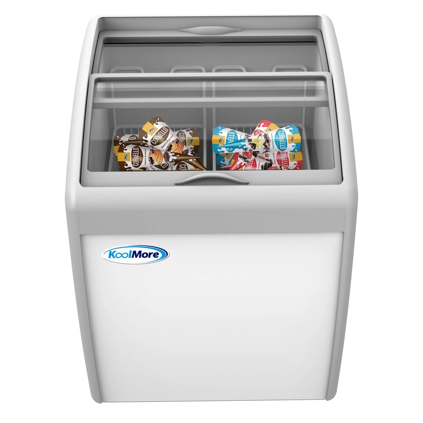 Koolmore MCF-6C 26 In. Display Ice Cream Freezer - 5.7 Cu Ft.