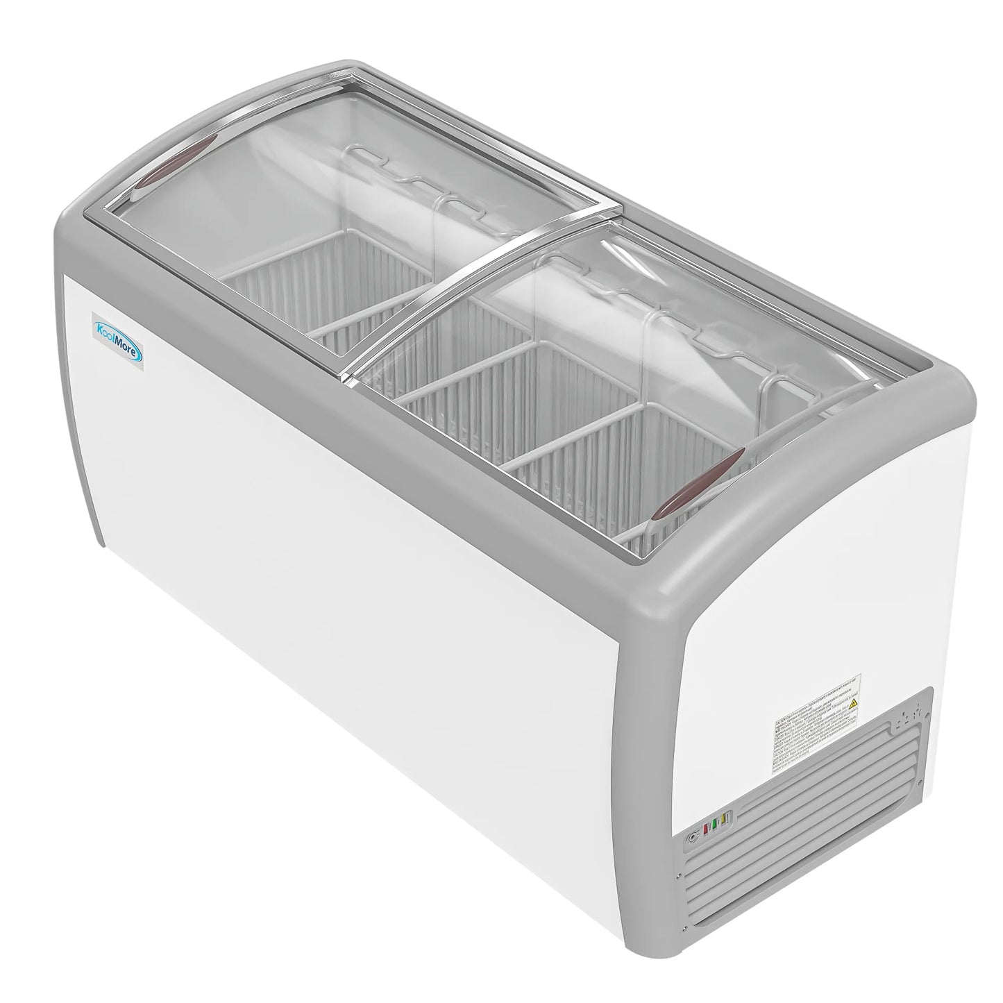 Koolmore MCF-16C 60 In. Commercial Display Ice Cream Freezer - 16 Cu Ft.