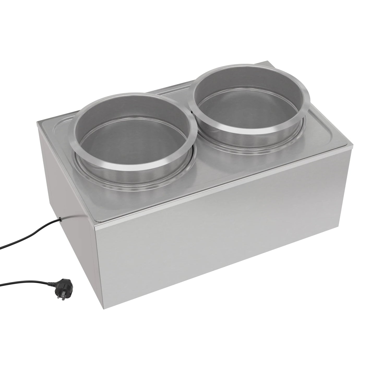 Koolmore CFW-4T Two-Pot  8 Qt. Buffet Countertop Food Warmer Electric With Faucet