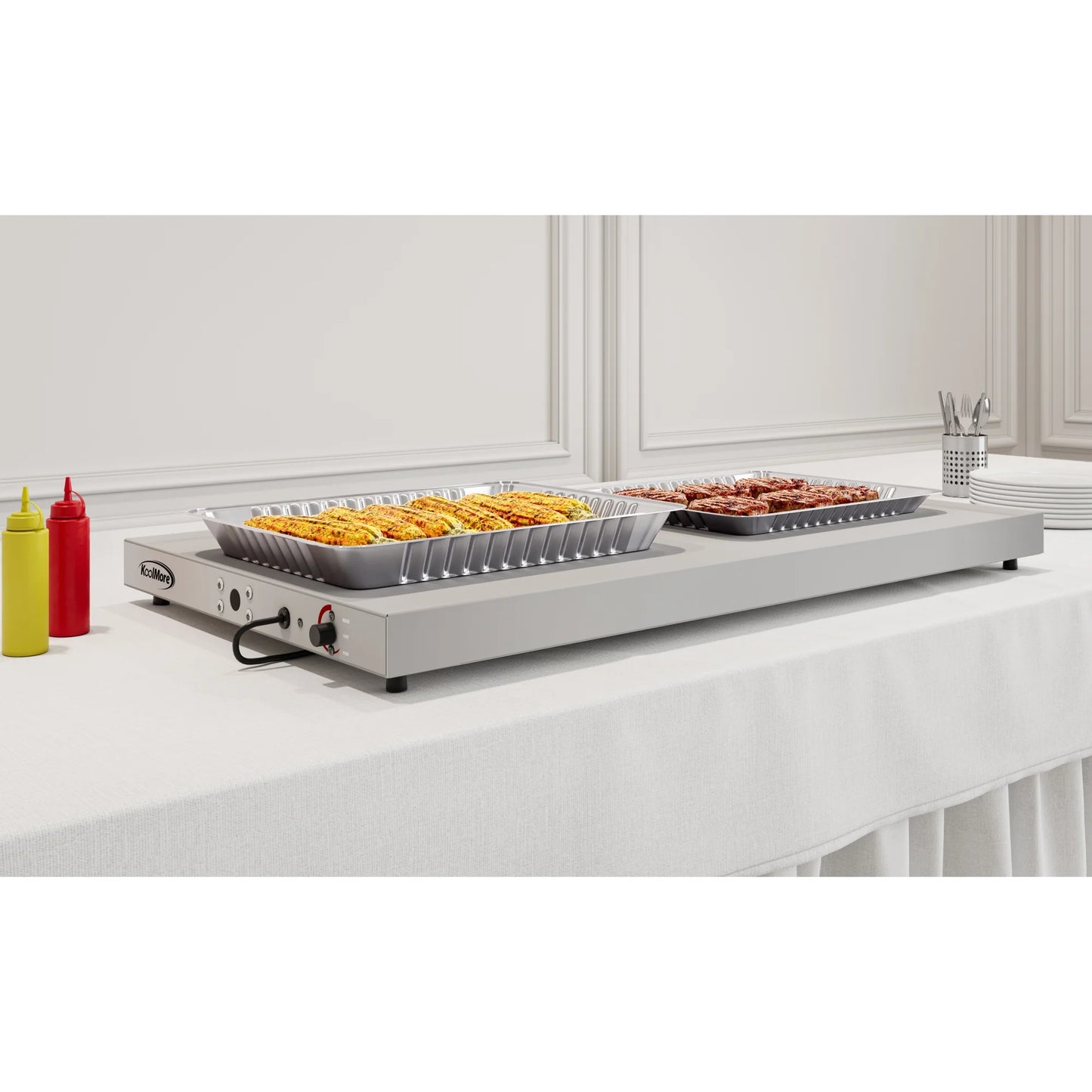 Koolmore KM-WS24 24 In. Commercial Food Warmer/Warming Shelf