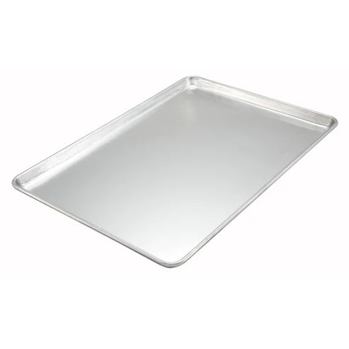 Winco ALXP-1813H 1/2 Half Size Bun / Sheet Pan - 18" x 13", Aluminum