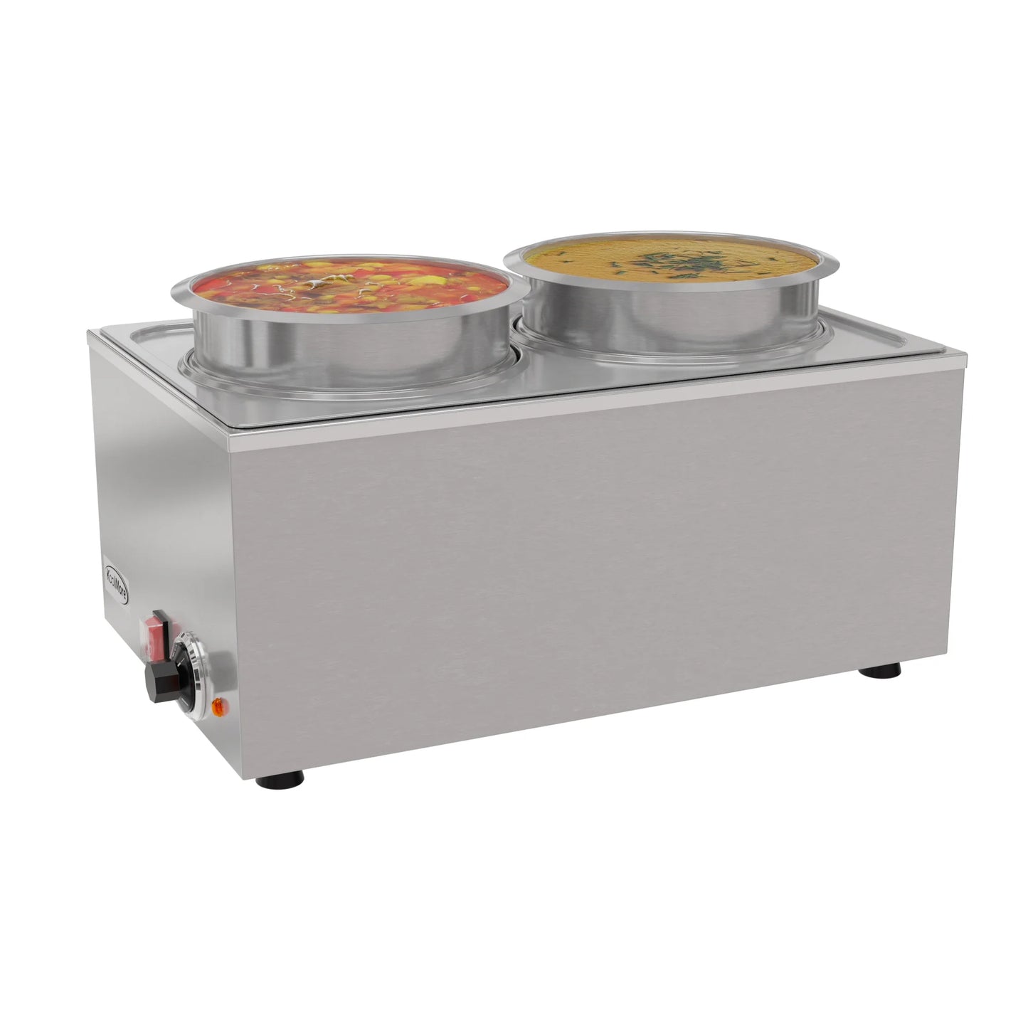 Koolmore CFW-4 Two-Pot  8 Qt. Buffet Countertop Food Warmer Electric