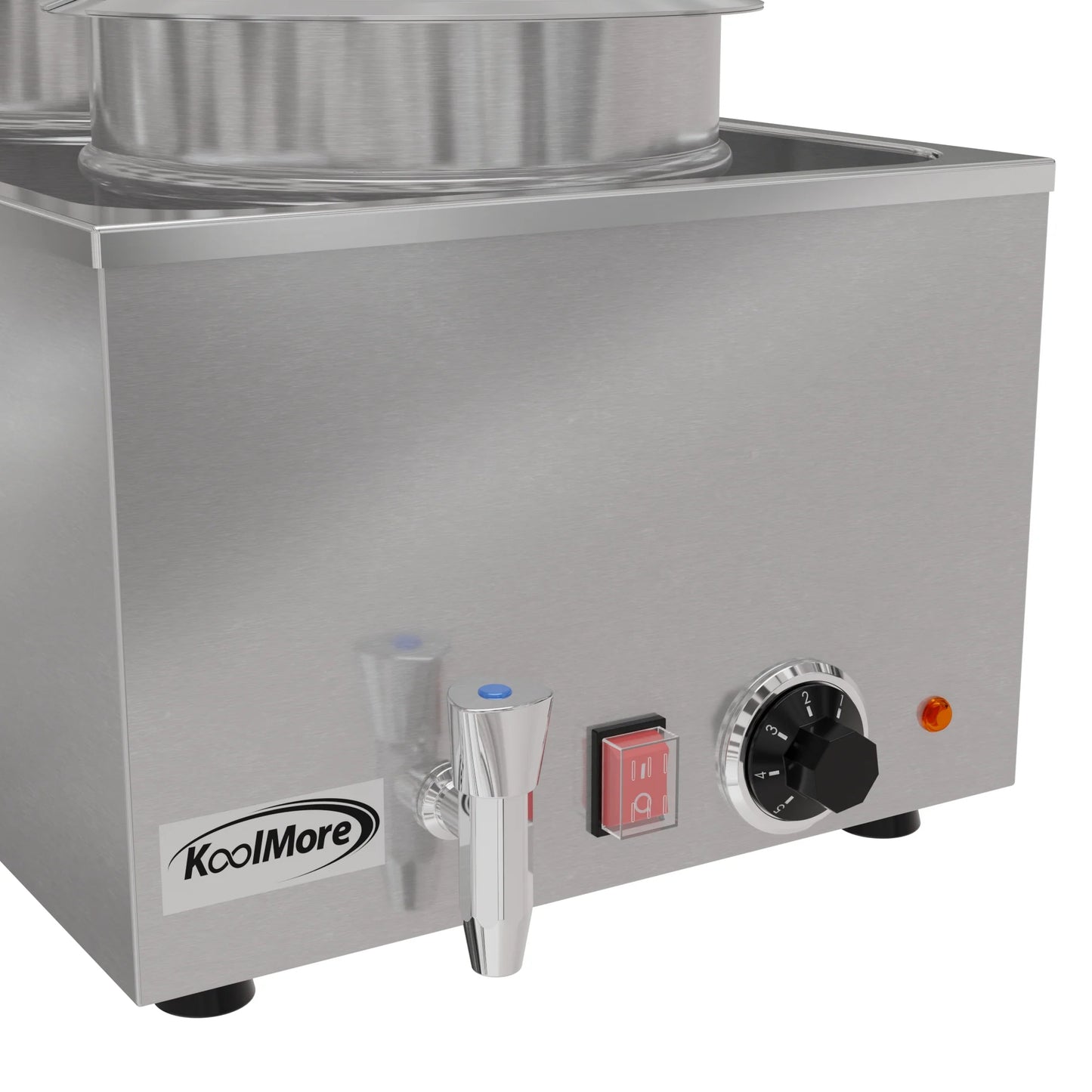 Koolmore CFW-4T Two-Pot  8 Qt. Buffet Countertop Food Warmer Electric With Faucet