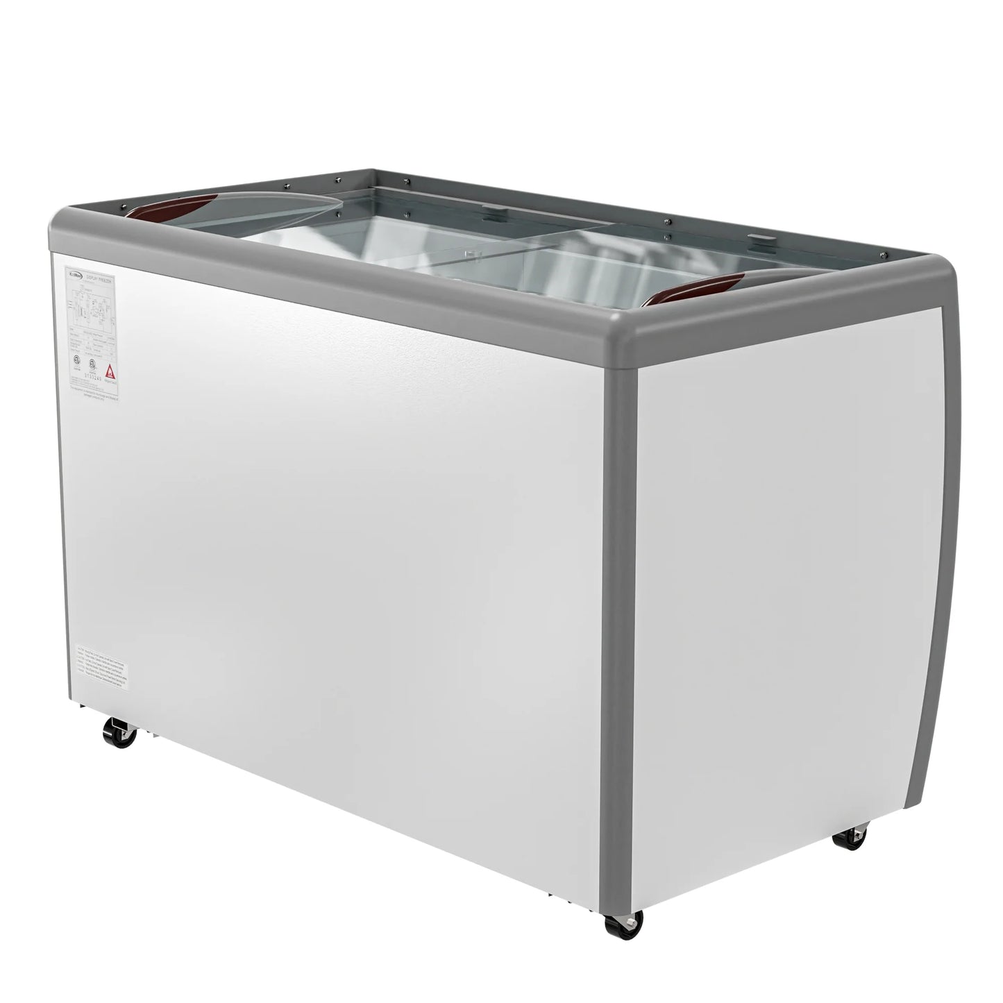 Koolmore KM-GDC-49SD 50 In. Commercial 9-Pan Gelato Ice Cream Dipping Cabinet Display Freezer With Sliding Glass Door- 13 Cu Ft.