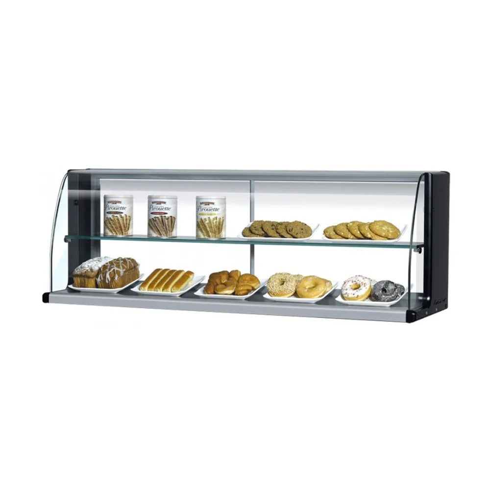 Turbo Air TOMD-40HB 39" High Top Display Dry Case w/ Open Front for TOM-40S/L, Black