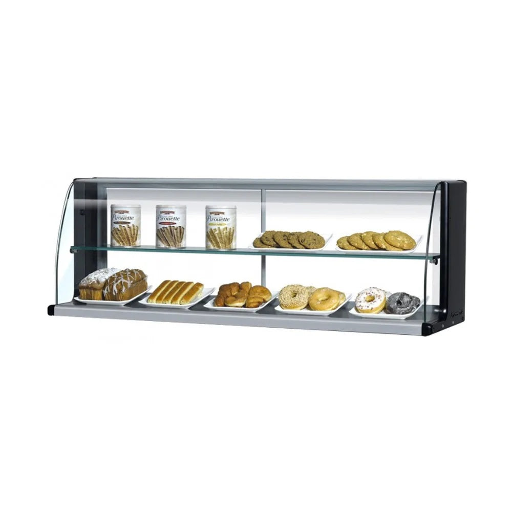 Turbo Air TOMD-50HB 50 3/4" High Top Display Dry Case w/ Open Front for TOM 50S/L, Black