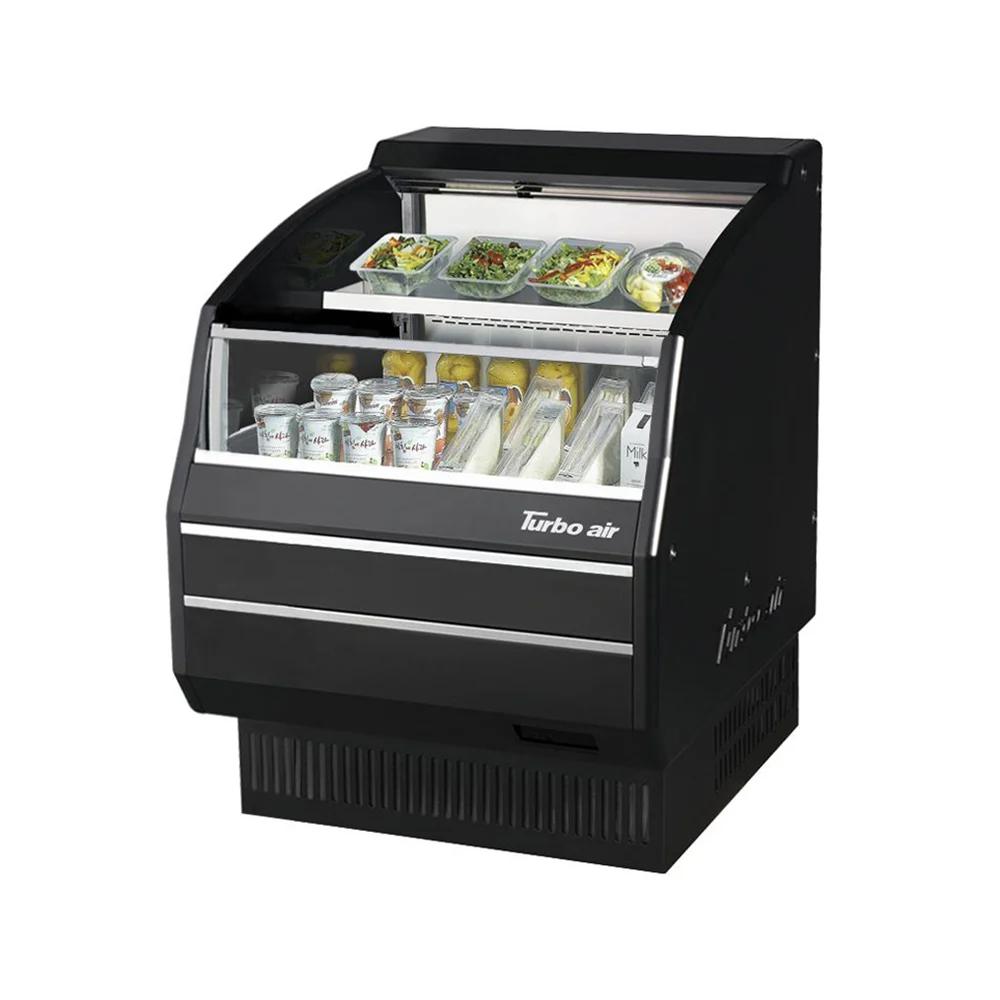 Turbo Air TOM-30LB-SP-N 28 1/8" Horizontal Open Air Cooler w/ (2) Levels, 115v