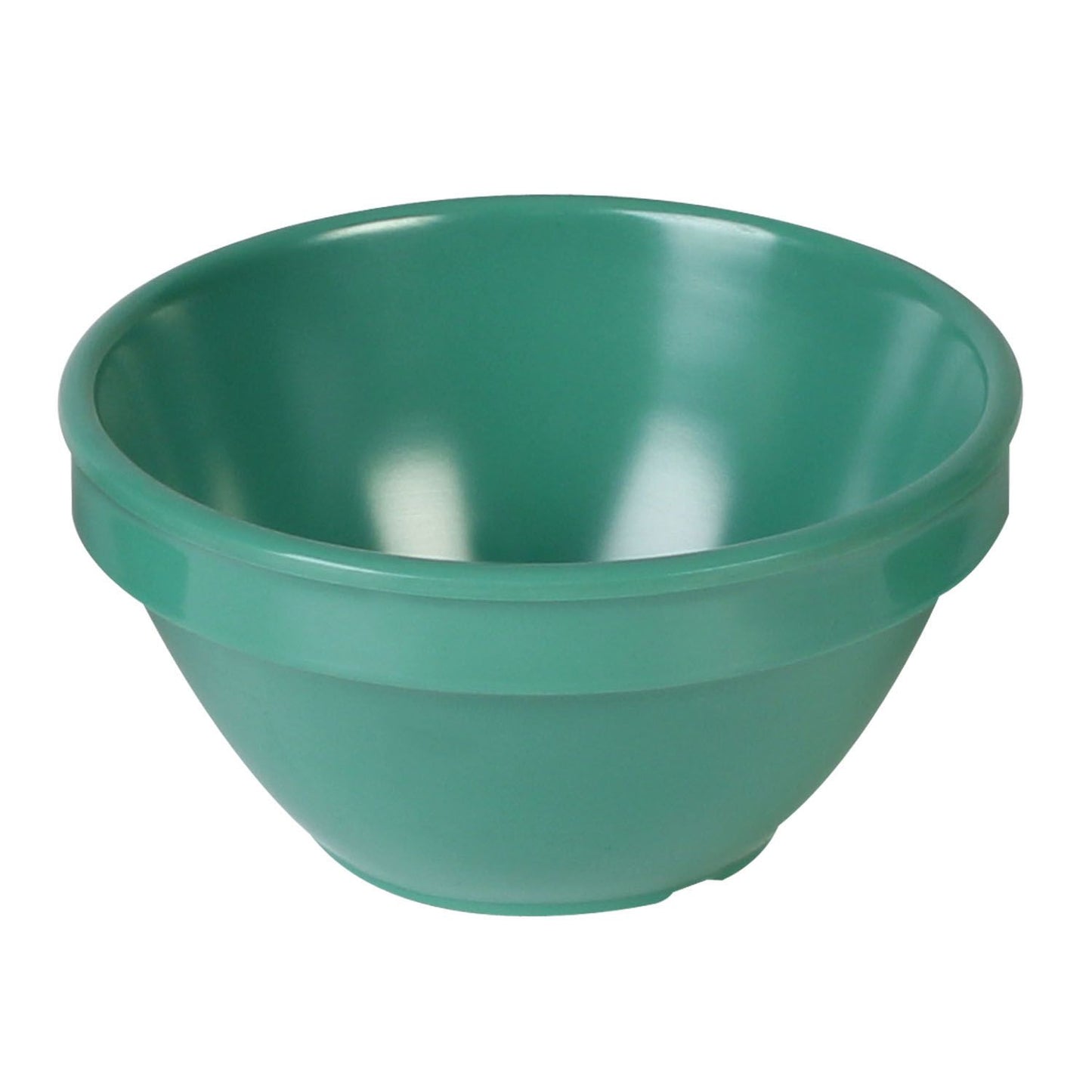 Thunder Group CR313GR 8 oz. Green Smooth Melamine Bouillon Cup - 12/Case