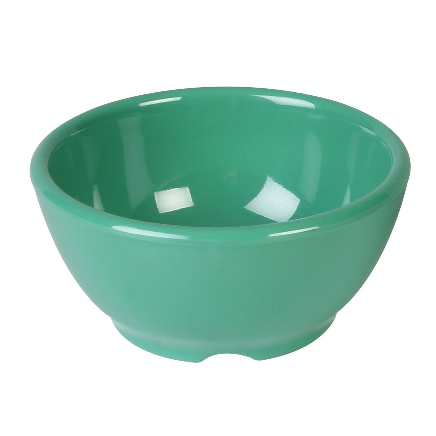 Thunder Group CR5804GR Green 10 oz. Melamine Soup Bowl, 4 5/8" - 12/Case
