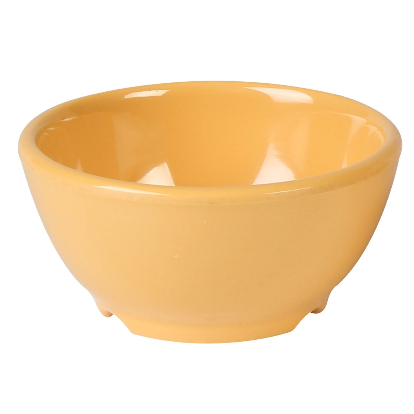 Thunder Group CR5804YW Yellow 10 oz. Melamine Soup Bowl, 4 5/8" - 12/Case