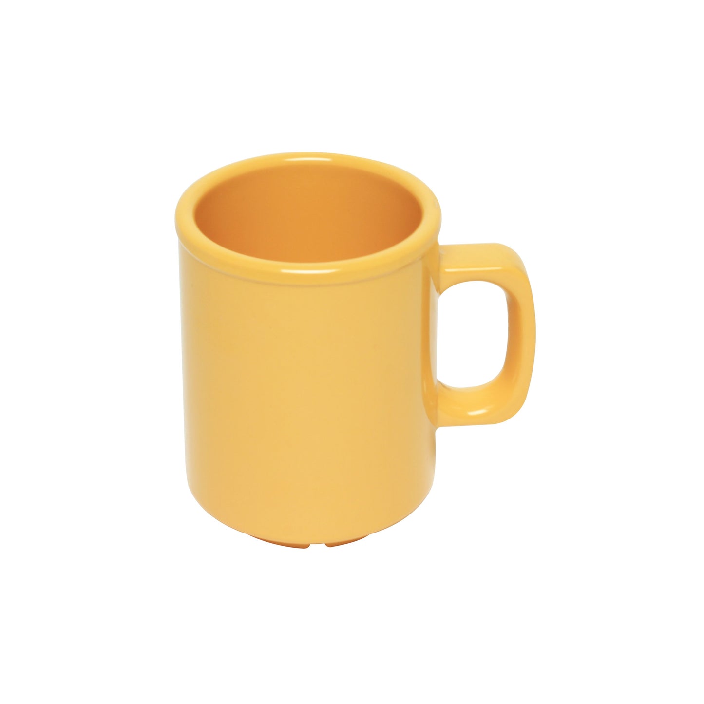 Thunder Group CR9010YW 8 oz. Yellow Melamine Mug - 12/Pack