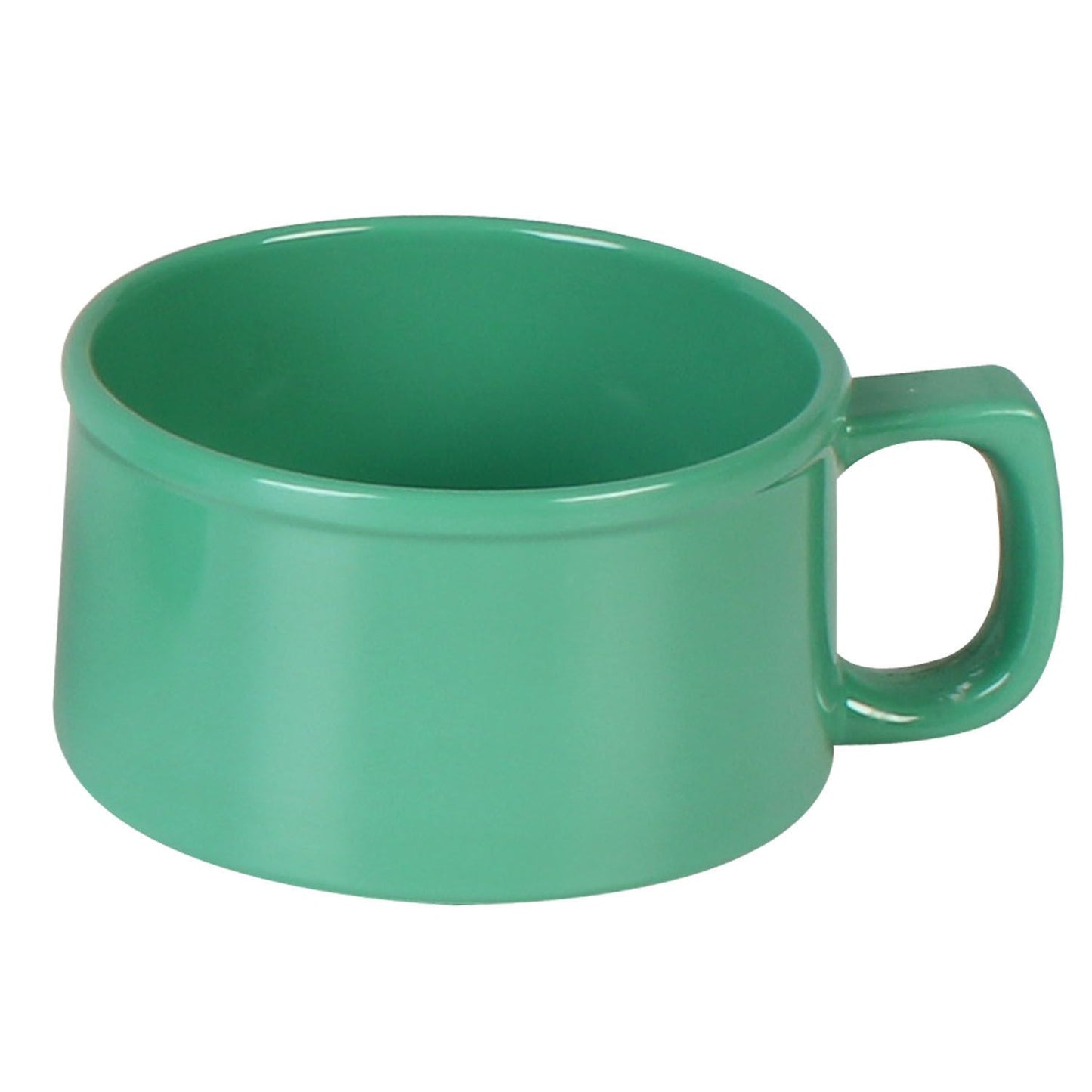 Thunder Group CR9016GR 10 oz. Green Melamine Soup Mug with Handle - 12/Pack