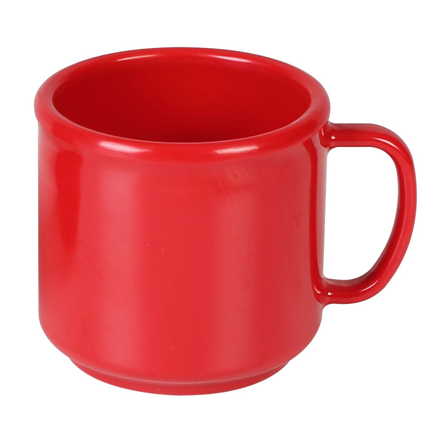Thunder Group CR9035PR 10 oz. Pure Red Melamine Mug - 12/Pack