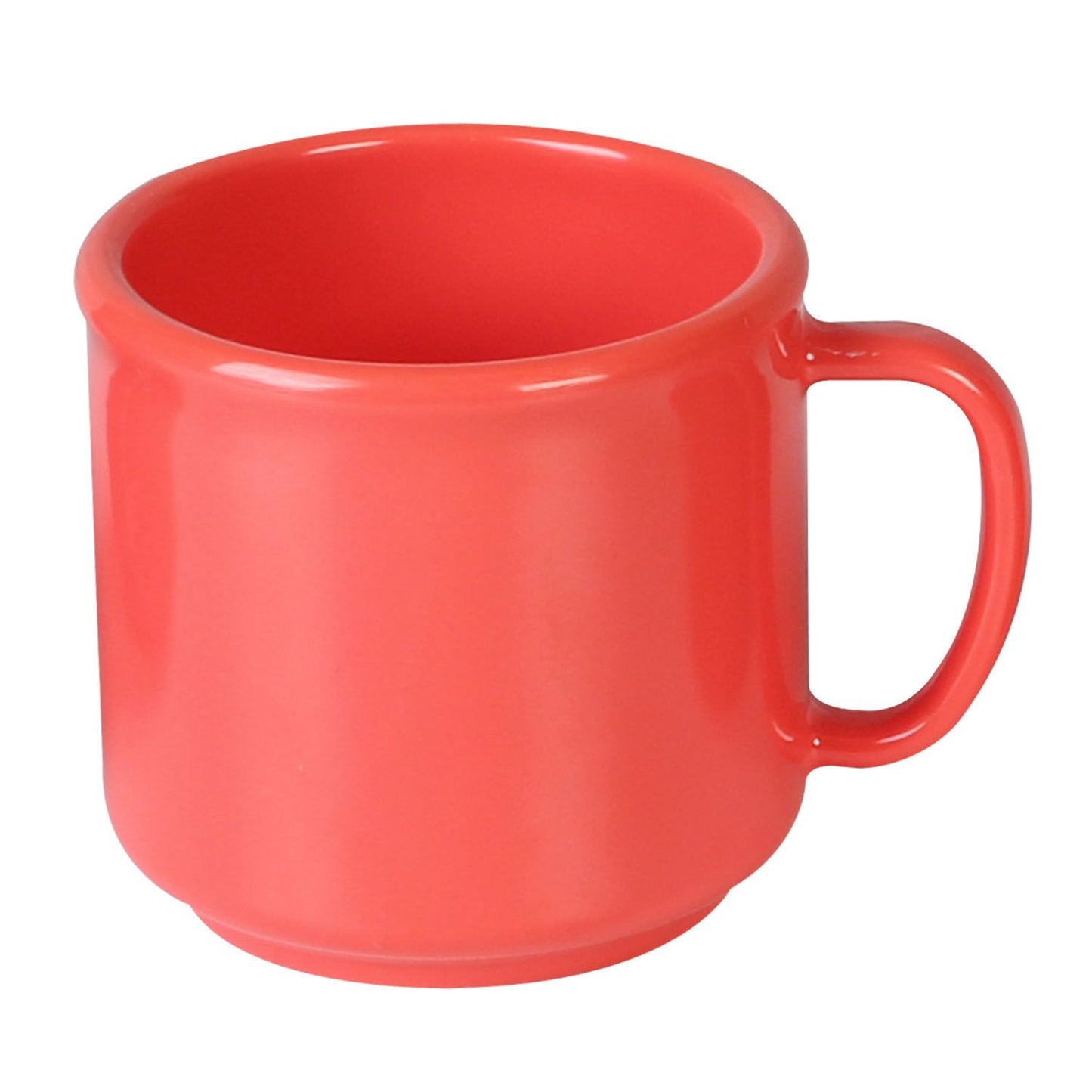 Thunder Group CR9035RD 10 oz. Orange Melamine Mug - 12/Pack