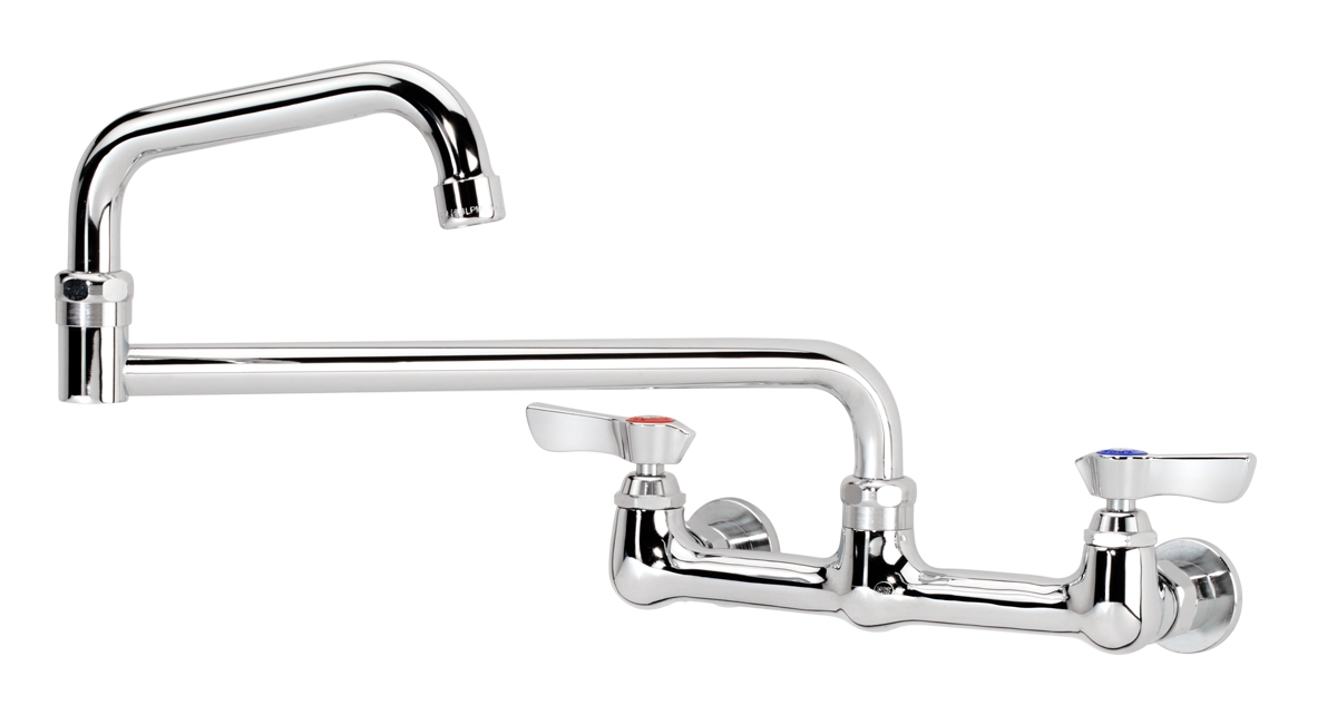 Krowne 12-818L Splash Mount Faucet w/ 18" Double Jointed Swing Nozzle