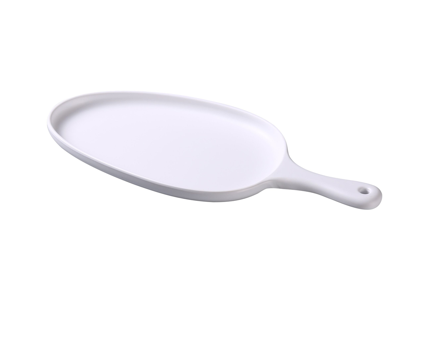 Yanco MO-808 Moderne Pan Plate 14-1/2"L X 6-1/2"W X 1"H Organic Shaped