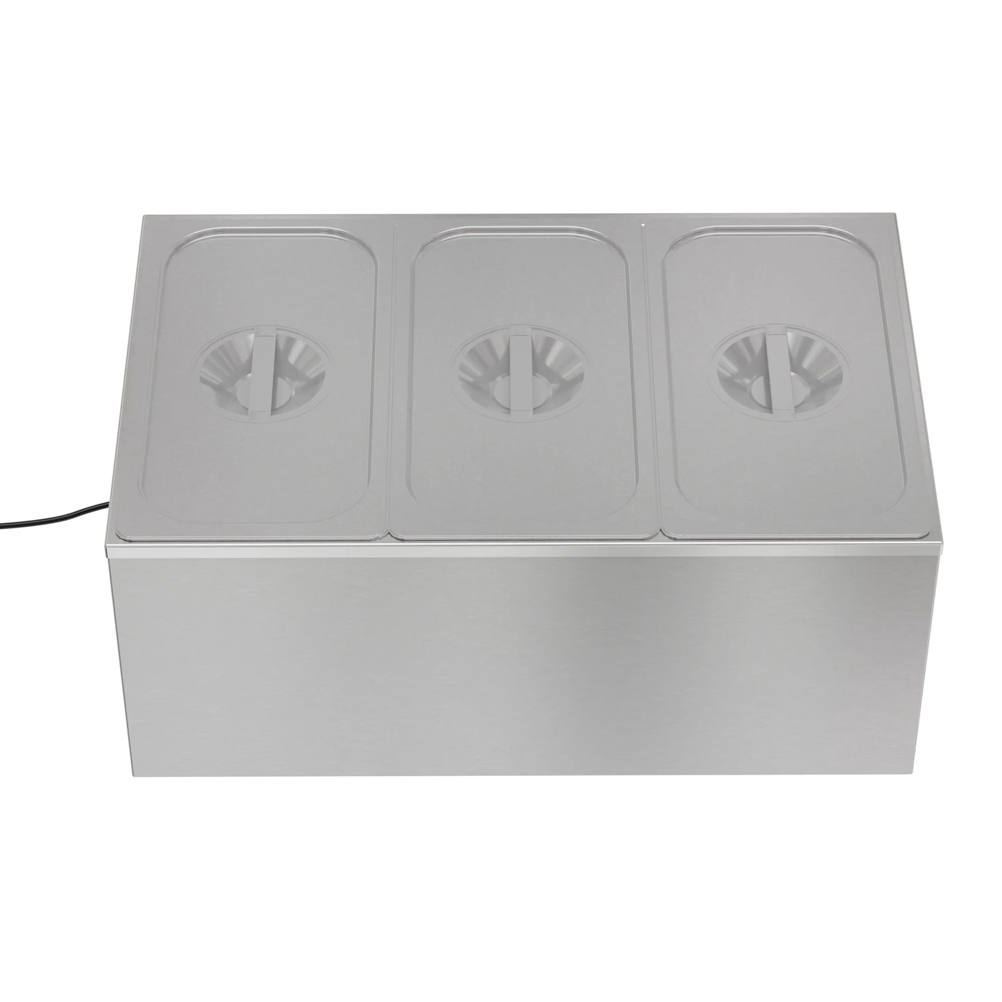 Koolmore CFW-3 6Qt. Three-Section Buffet Countertop Food Warmer Electric