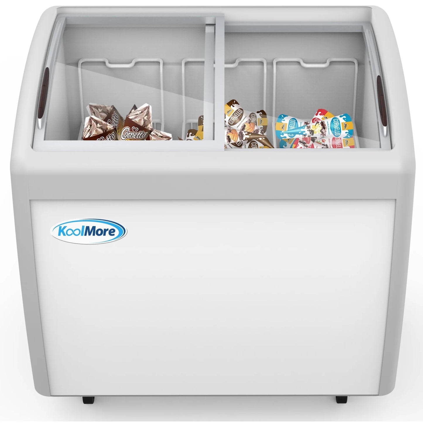 Koolmore MCF-9C 40 In. Display Ice Cream Freezer - 9 Cu Ft.