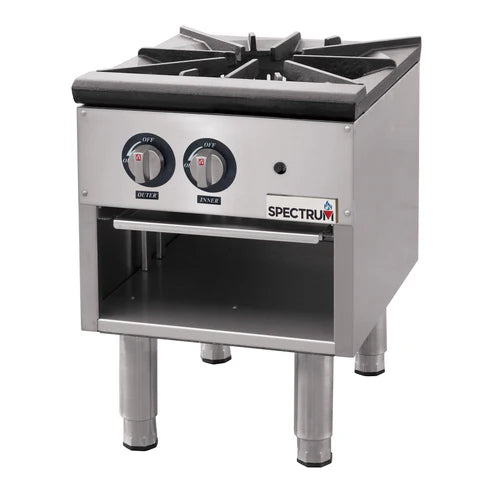 Winco NGSP-1 Spectrum Gas Stock Pot Range 18", Natural/LP