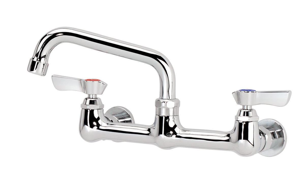 Krowne 12-806L Splash Mount Faucet - 6" Swing Spout, 8" Centers
