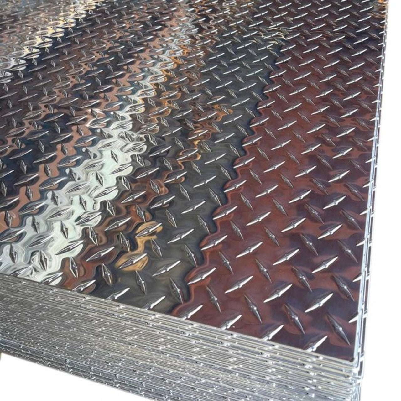 Walk in Box Floor DP48960116 Diamond Plate 48" x 96" x 1/16"