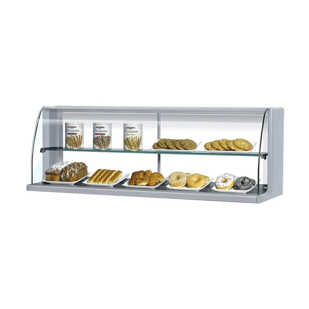 Turbo Air TOMD-75HS 75 5/8" High Top Dry Display Case for TOM-75S/L, Stainless Steel