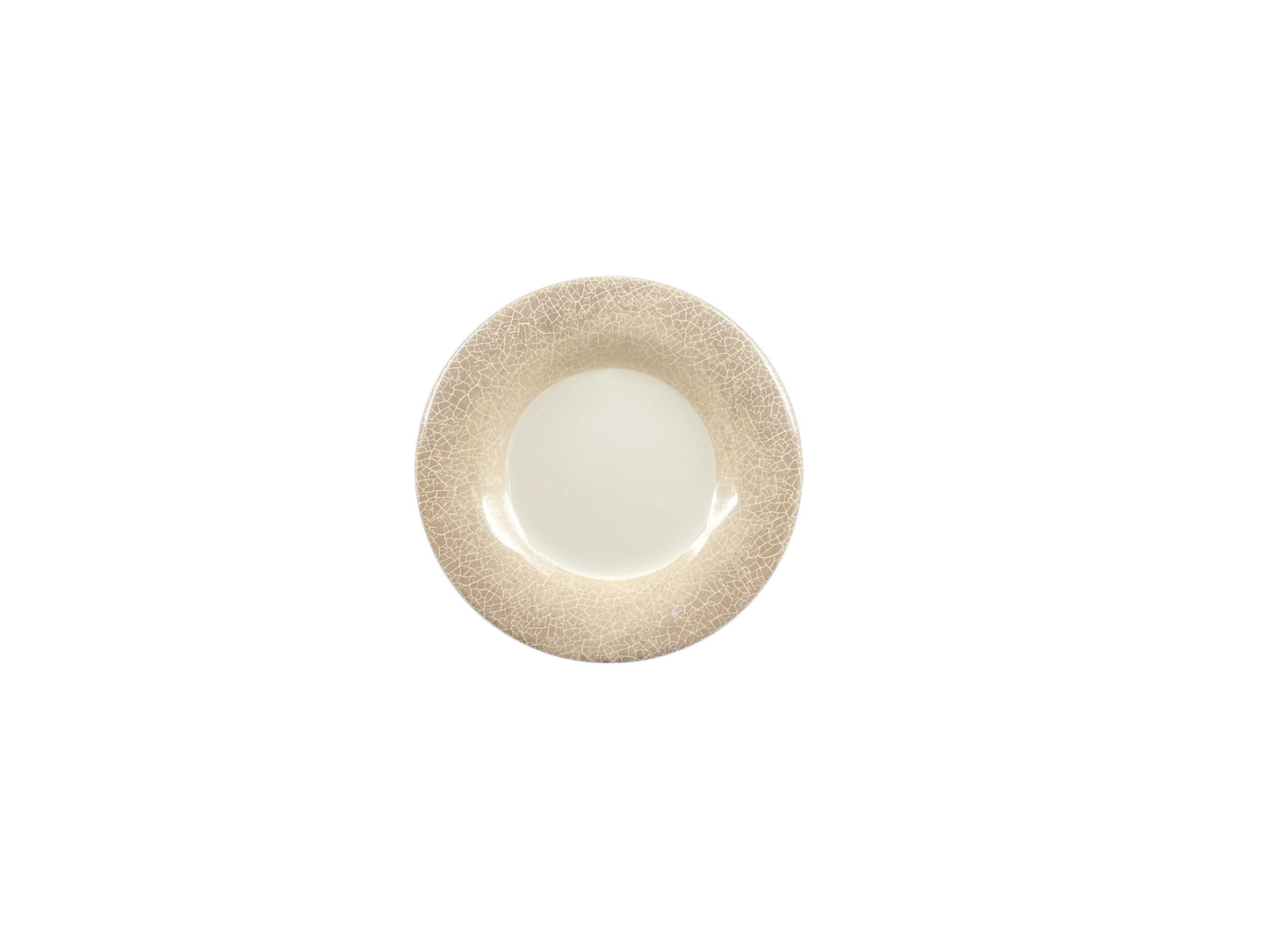 Thunder Group DM005J 5 1/2" Round Melamine Dessert Plate, Beige