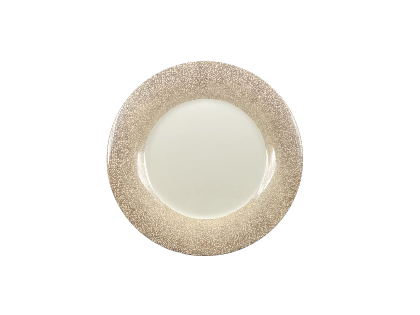 Thunder Group DM010J 10 1/2" Round Melamine Dinner Plate, Beige