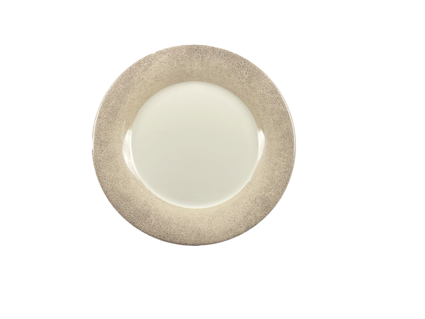 Thunder Group DM012J 11 3/4" Round Melamine Dinner Plate, Beige