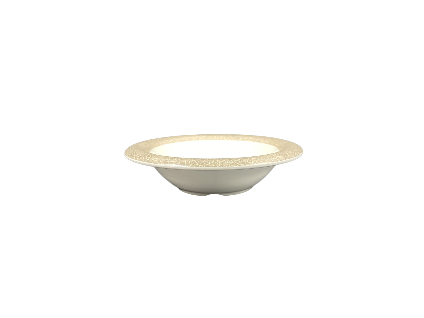 Thunder Group DM5608J 8 oz Round Melamine Salad Bowl, Beige