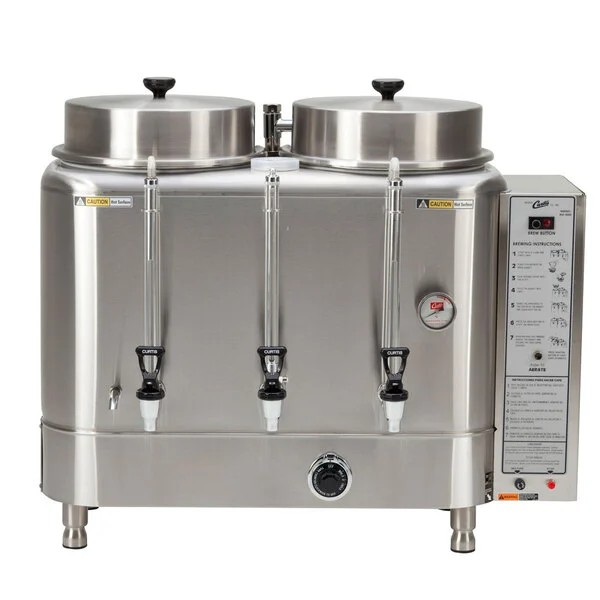 Curtis RU-300-12 Automatic Twin 3 Gallon Coffee Urn - 220V