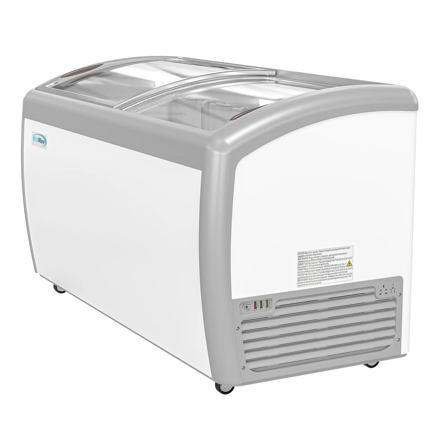 Koolmore MCF-16C 60 In. Commercial Display Ice Cream Freezer - 16 Cu Ft.