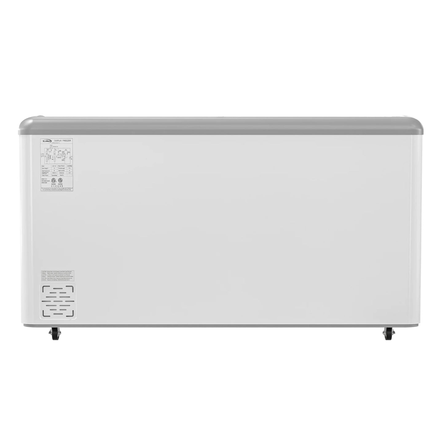 Koolmore MCF-16C 60 In. Commercial Display Ice Cream Freezer - 16 Cu Ft.