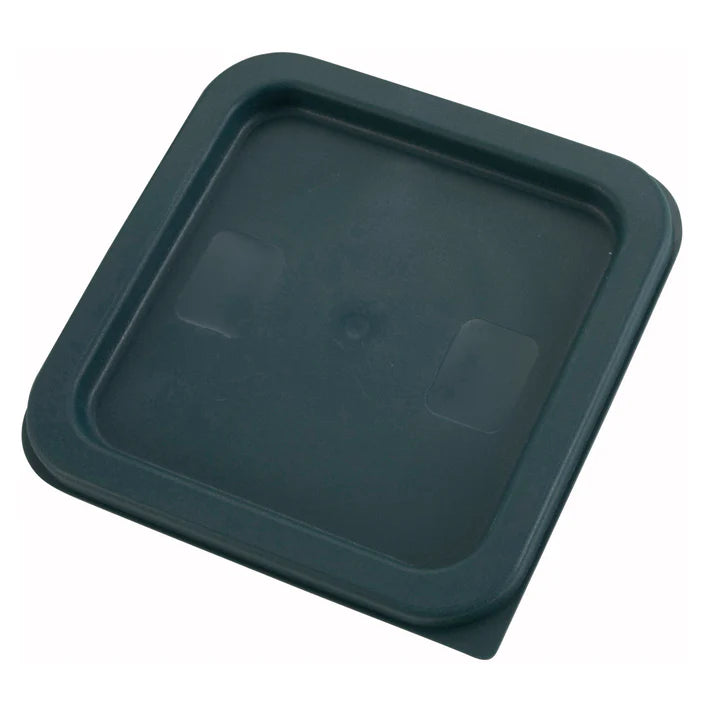 Winco PECC-24 Cover for 2 & 4 qt Square Storage Containers Polyethylene, Green