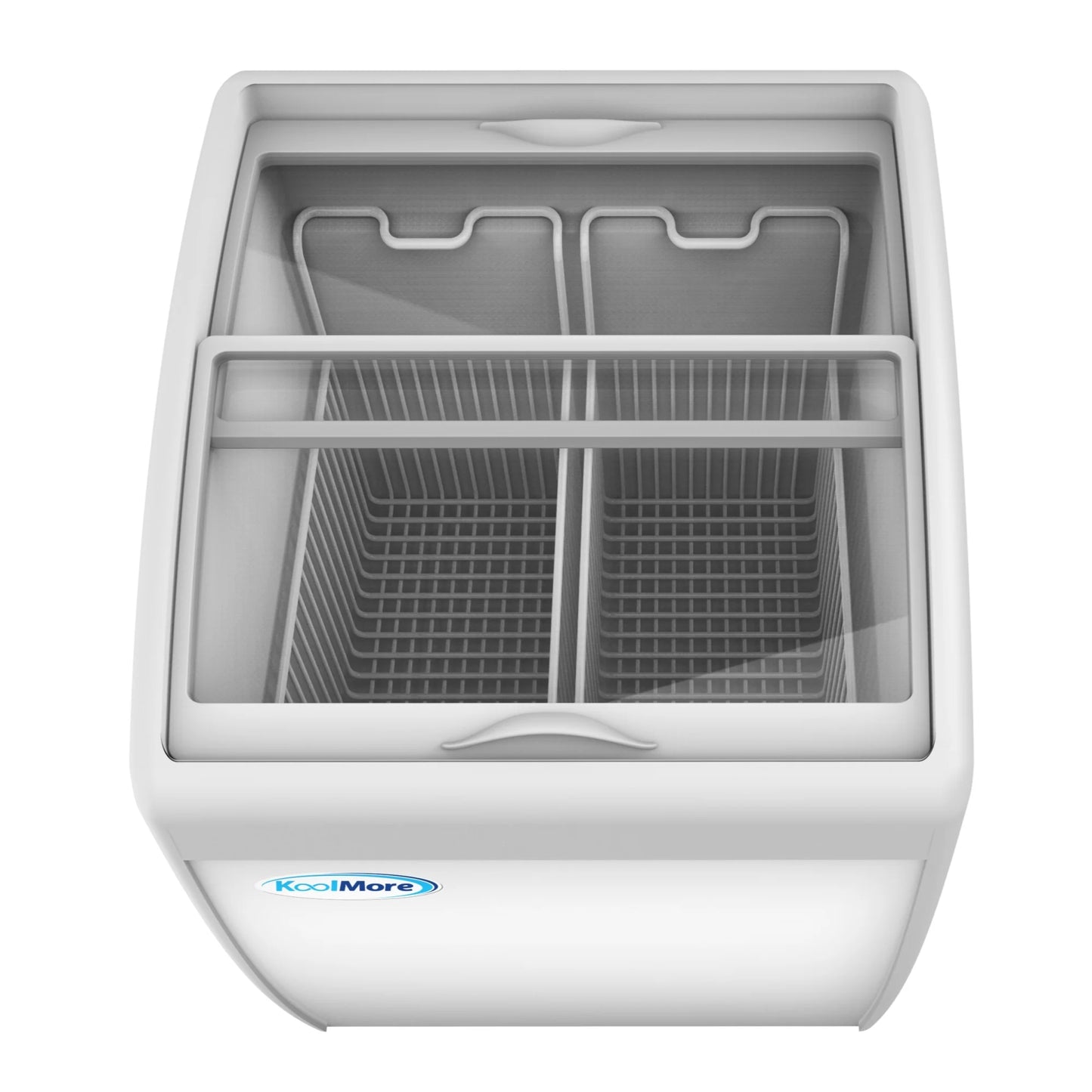 Koolmore MCF-6C 26 In. Display Ice Cream Freezer - 5.7 Cu Ft.