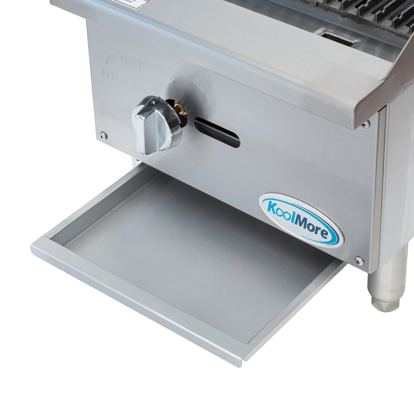 Koolmore KM-GCB1-18M 16" Commercial 1-Burner Charbroiler Natural Gas  - 30,000 BTU