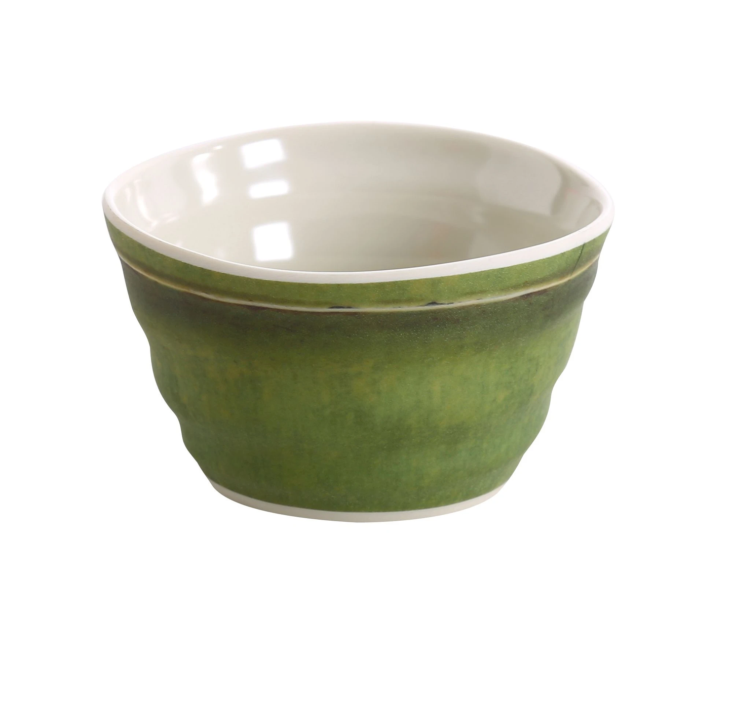 Yanco BA-403 Bamboo Style Sauce Dish 5 Oz. 3-1/2" Dia.