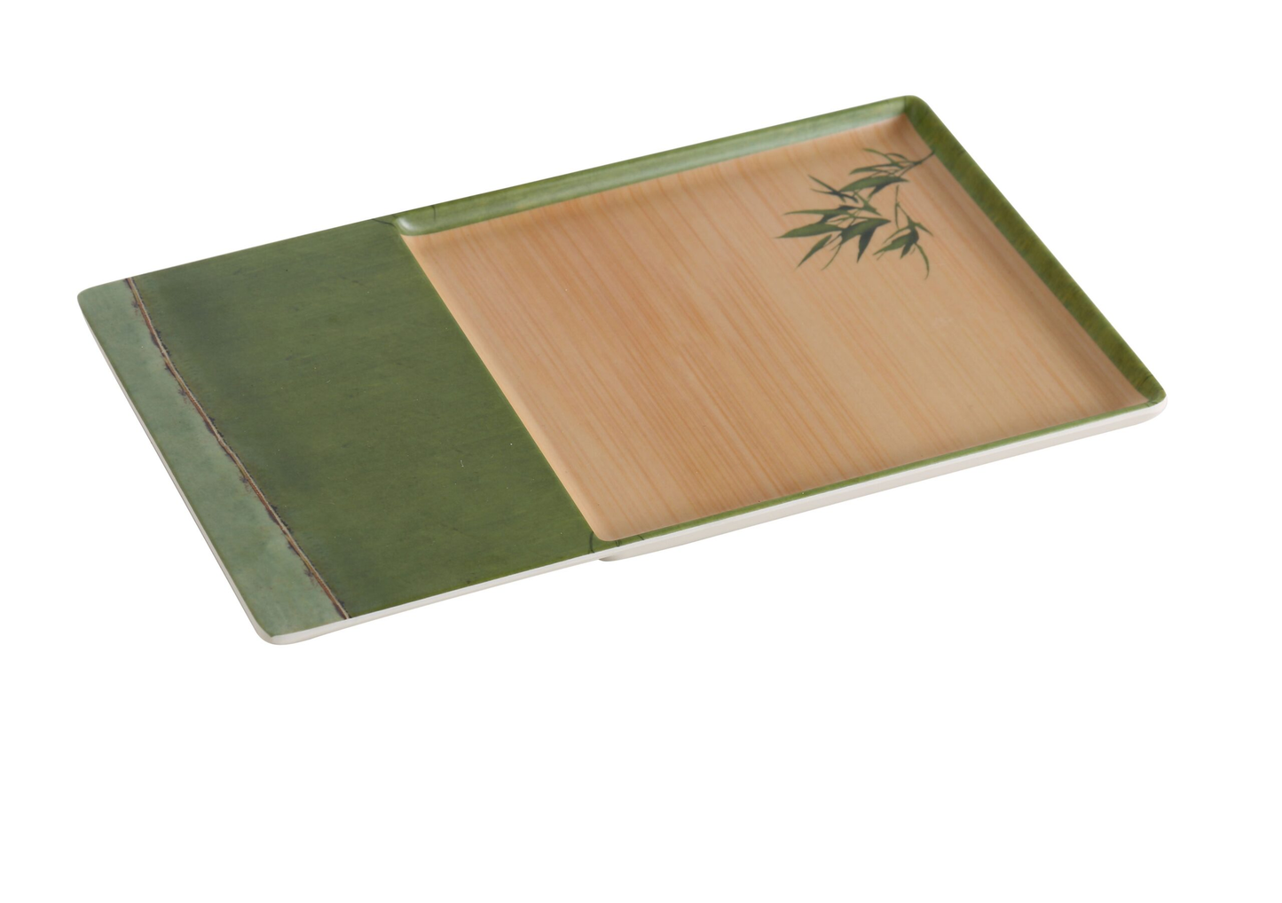 Yanco BA-2112 Bamboo Style Plate 12-1/2"L Rectangular