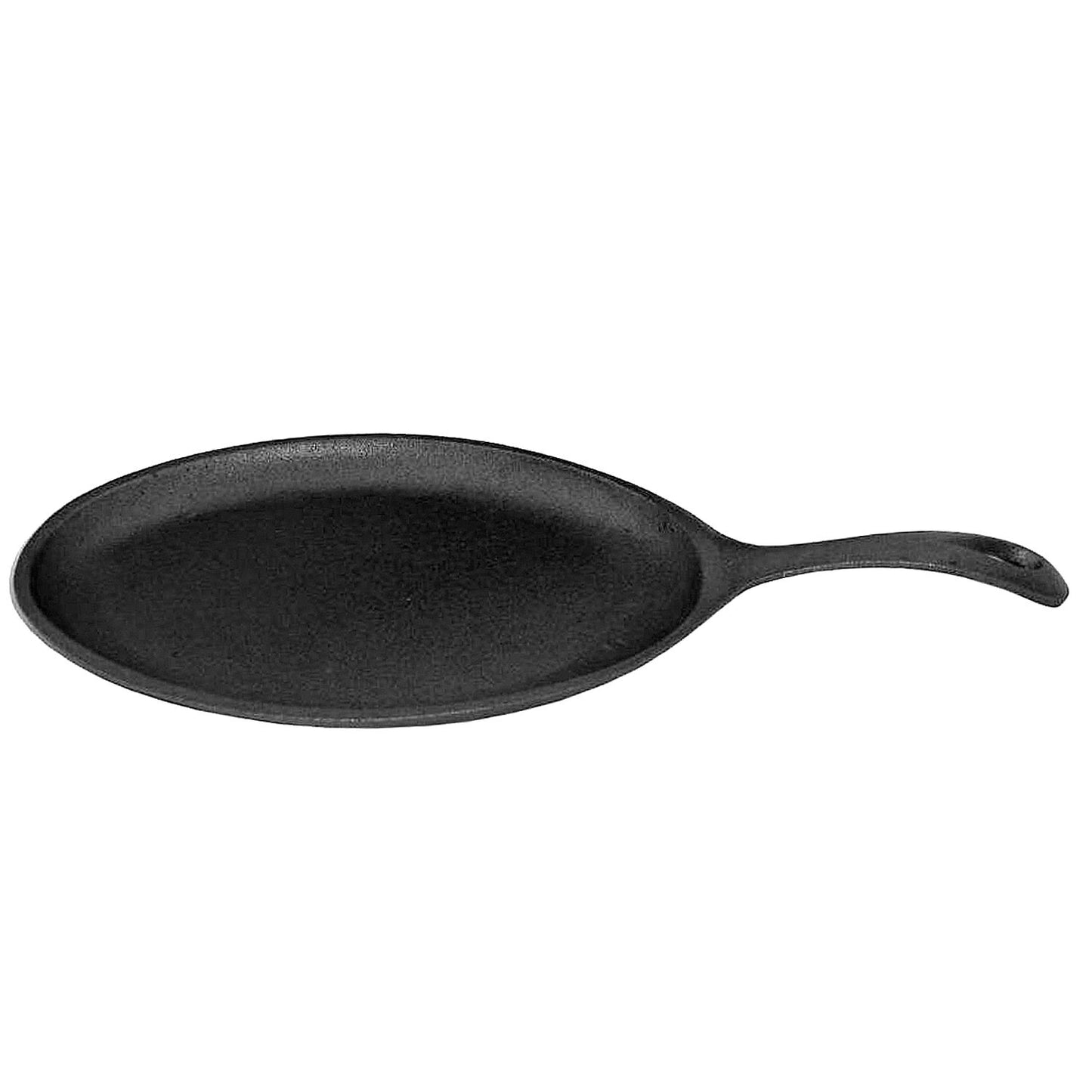 Thunder Group IRSK795 9 1/4" Oval Sizzling Platter, Cast Iron