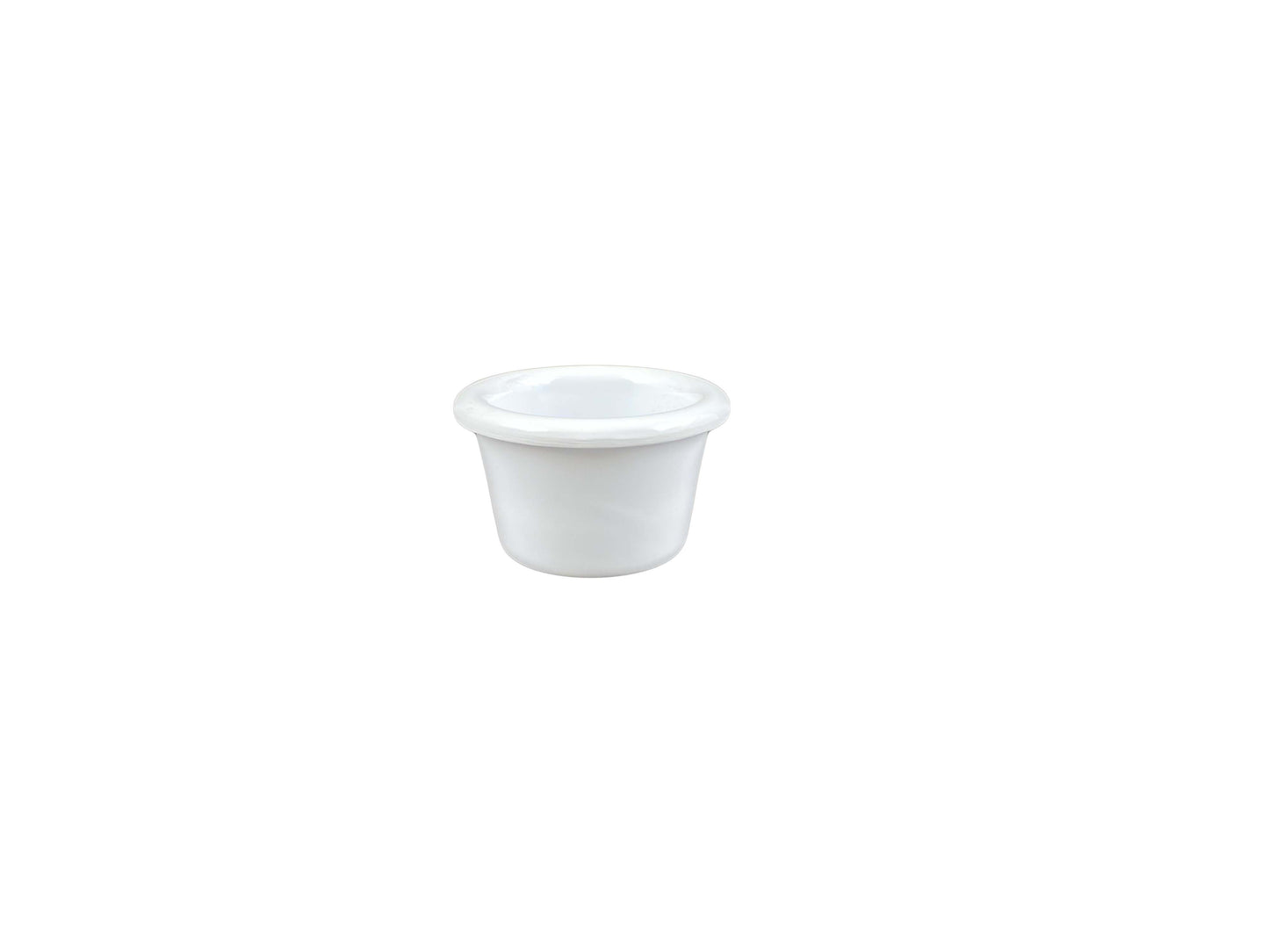 Thunder Group ML534W1 1 1/2 oz Smooth Melamine Ramekin, White