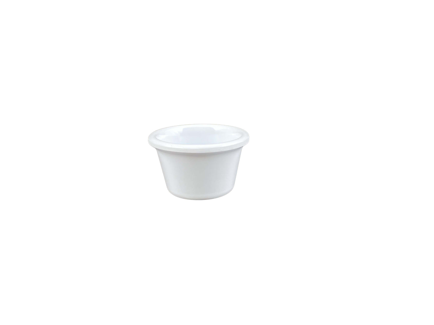 Thunder Group ML535W1 1 3/4 oz Smooth Melamine Ramekin, White