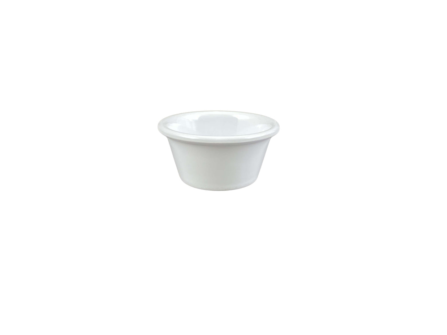 Thunder Group ML536W1 2 1/2 oz Smooth Melamine Ramekin, White