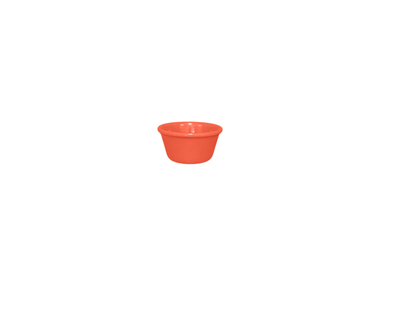 Thunder Group ML538RD1 4 oz Smooth Melamine Ramekin, Orange