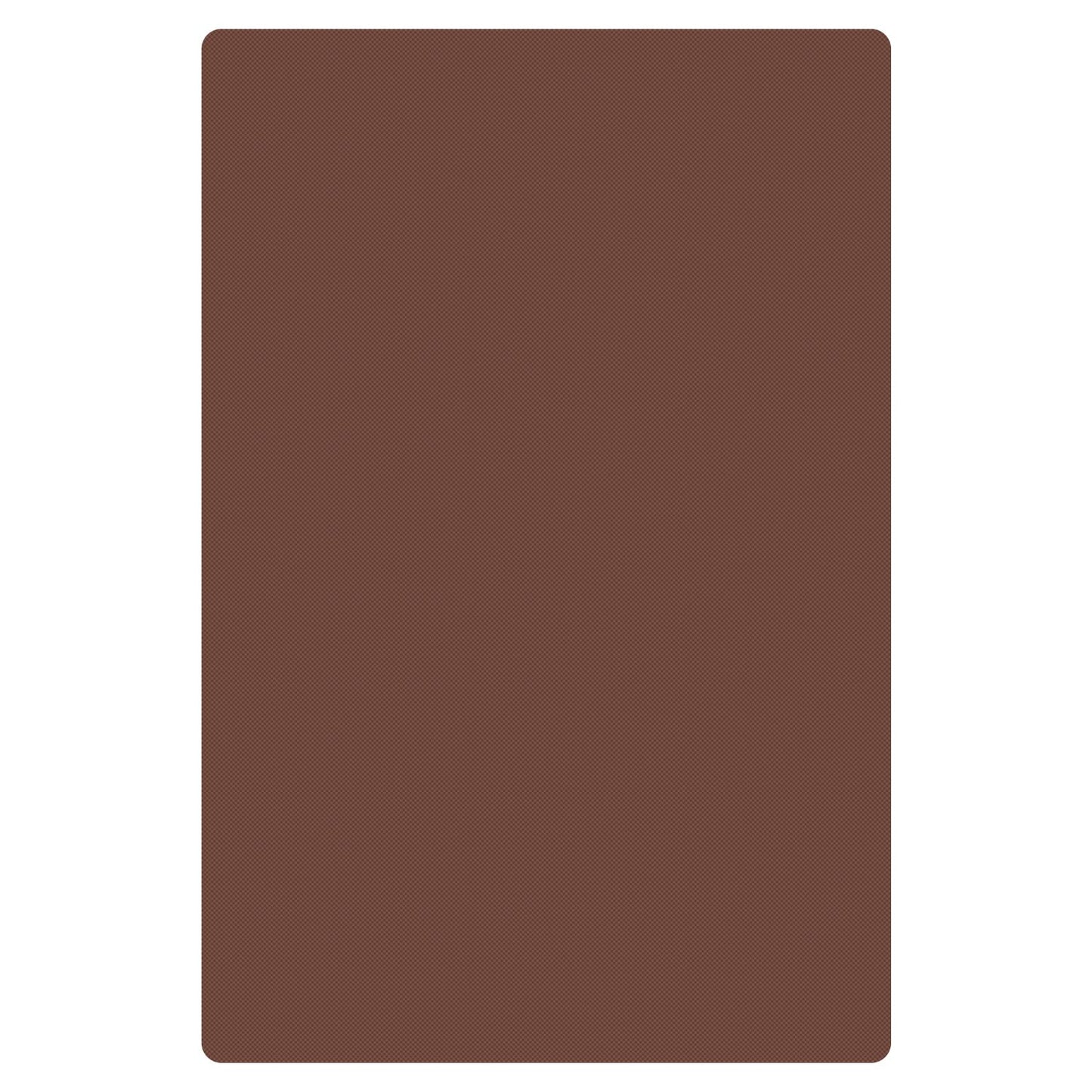 Thunder Group PLCB181205BR Plastic Cutting Board - 12" x 18", Brown